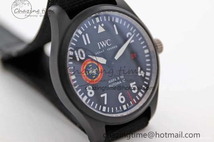 MIROTIME 0213 Mark XVIII ‘TOPGUN SFTI’ Ceramic M+F Best Edition Black Dial on Black Nylon Strap A MultiPurpose 7047